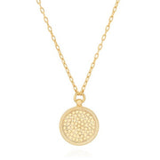 ANNA BECK Engravable Medium Reversible Medallion Pendant